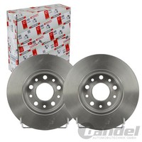 2X Ferodo 251Mm Bremsscheiben Voll Hinten Passend FüR Fiat 500L Tipo | DDF2286C