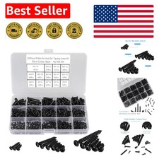 Comprehensive 625-Piece Self-Tapping Screws Set - Pan Head, Sharp Point Design