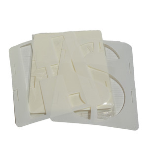 10 Inch Letter Stencils Plastic Interlocking Reusable 42 Pieces Letters Numbers