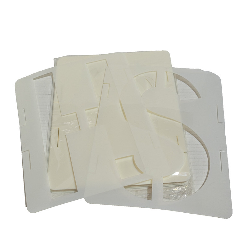 10 Inch Letter Stencils Plastic Interlocking Reusable 42 Pieces Letters Numbers