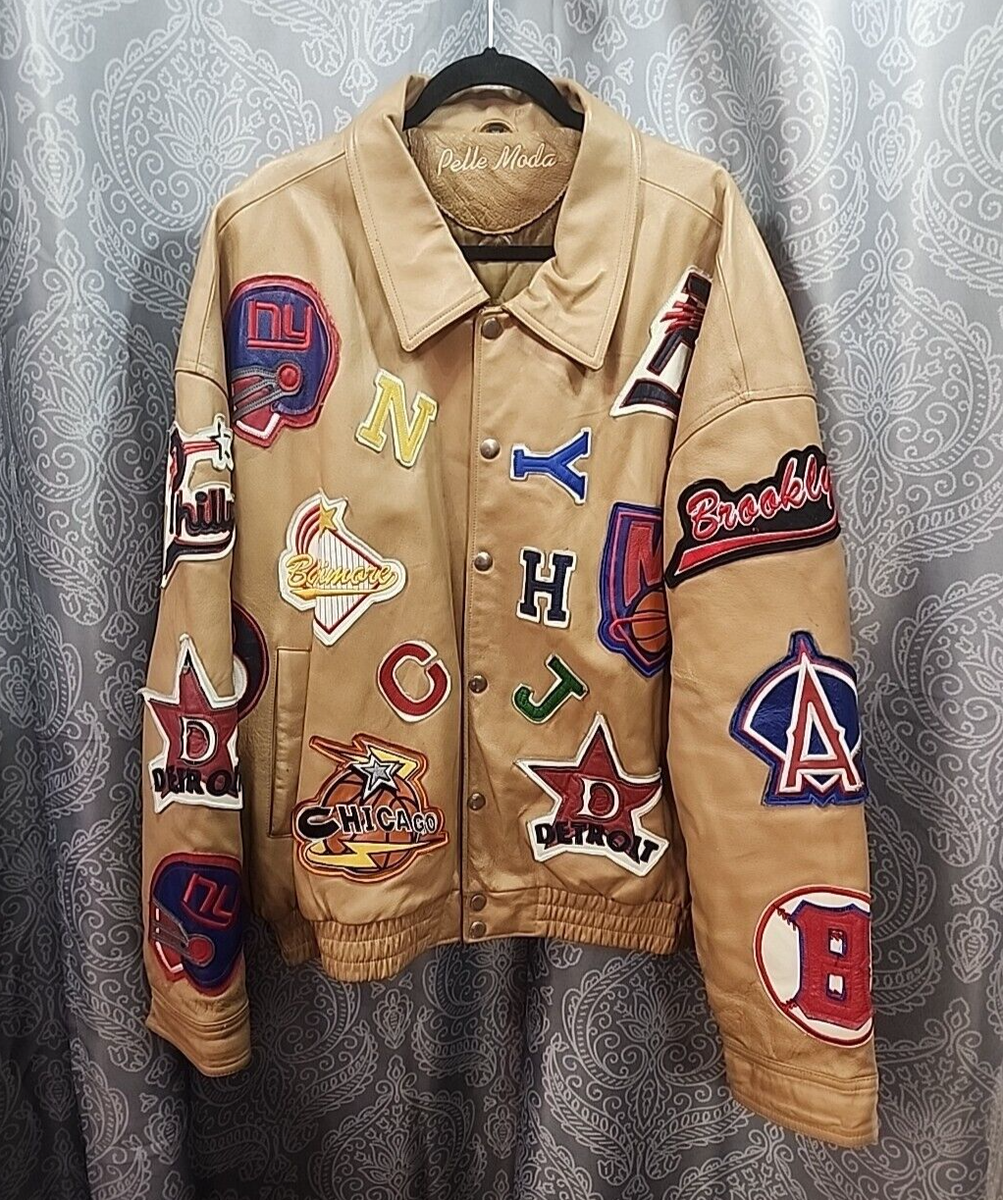 ジャケット・アウター PELLE PELLE Design Vintage LeatherJacket Vintage Pelle Pelle Moda Brown Leather Jacket Adult 2XL City Sport