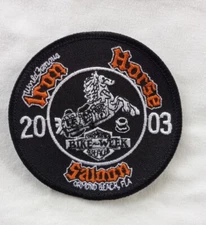 Iron Horse Saloon Daytona Beach Bike Week 2003  Sew on Embroidered Patch