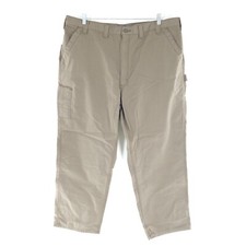 Carhartt Men Pant Loose Fit Canvas Utility Work Pant Cotton Brown 44x30 - NWT