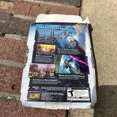 WORLD OF WARCRAFT :WRATH OF THE LICH KING ~ EXPANSION SET (PC