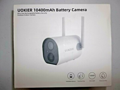 Wireless Outdoor Security Camera, Rechargeable Battery 10400mAh for 4-8 Months