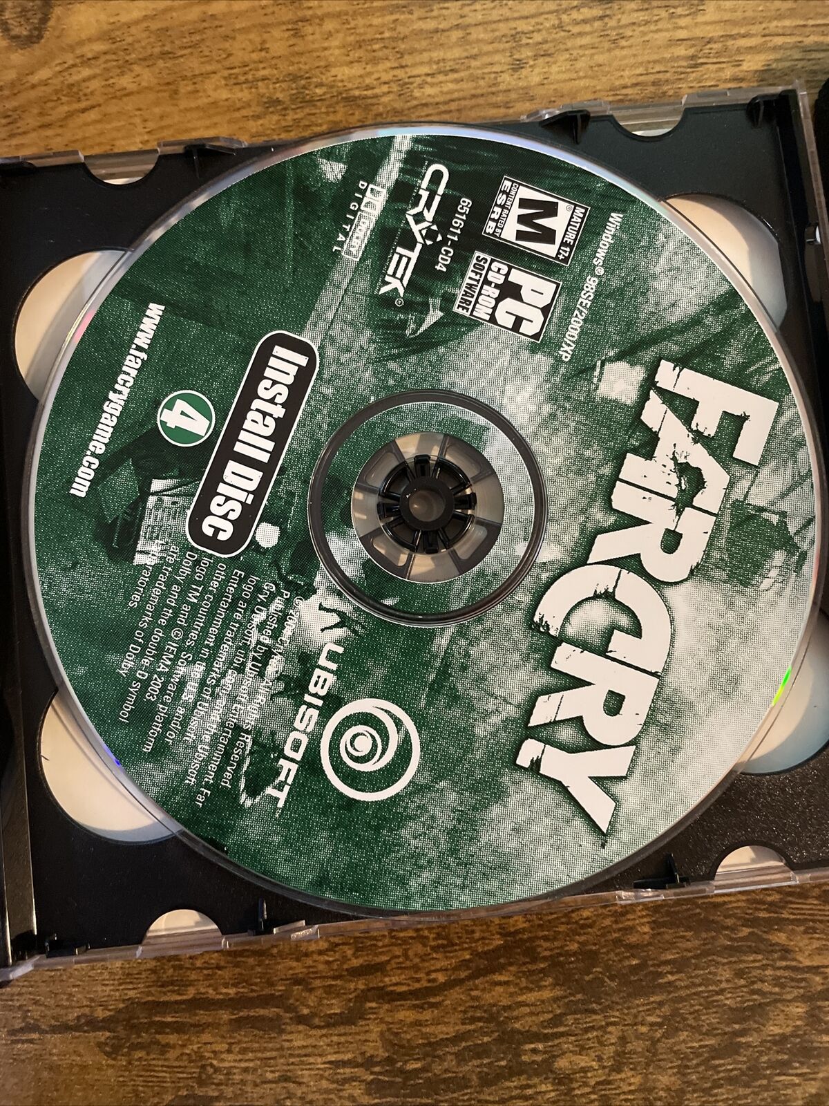 Far Cry 1 Ubisoft PC Game CD ROM Set (2004, Far Cry) All Discs / 5 Disc /  Extra.