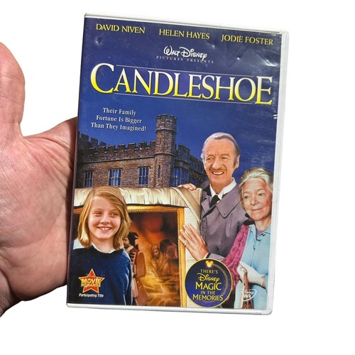 Candleshoe DVD Disney 1977 Film David Niven, Jodie Foster, Helen Hayes