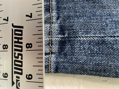 Lucky Brand 34x30 410 Athletic Slim Short Light Wash Stretch Denim Mens Jeans - Picture 8 of 10