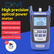 Hand-held Fiber Optic Power Meter Tester Optical Light Source 800-1700nm FC/SC
