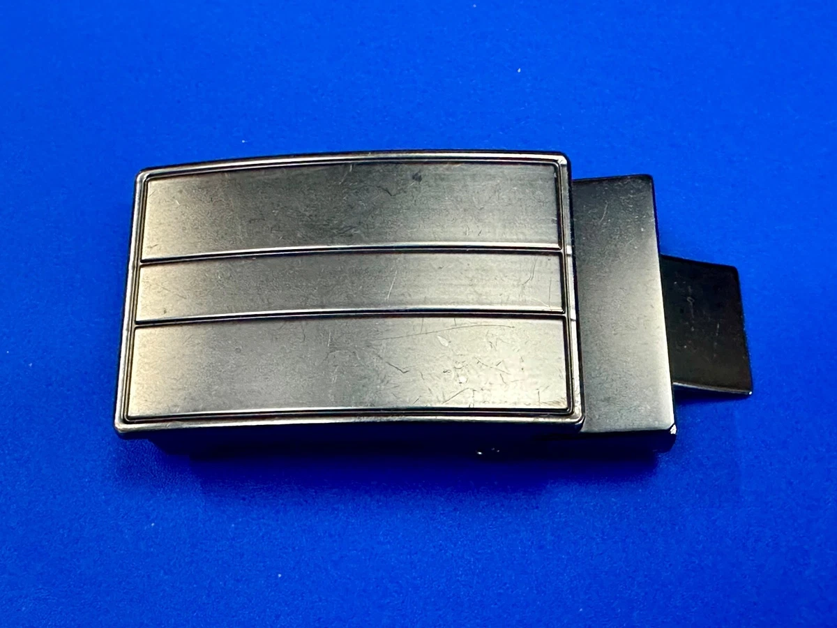 BLACK Color Dress Formal 3 lined replacement Belt Buckle
