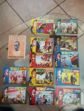 Very Rare Twelve Postcards Complete Series Totò Collectible Cinema Series 