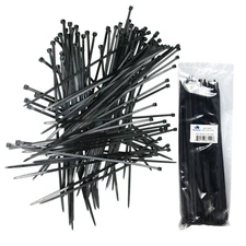 US SELLER Cable Ties Tie Wraps Plastic Nylon Zip Ties Strong Extra Long NEW 12"