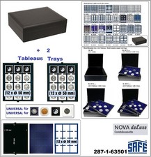 SAFE-287-2-M&uuml;nzkassette-Combi-Nova-deluxe-F&uuml;r-24-Leuchtturm-Quadrum-M&uuml;nzkapseln