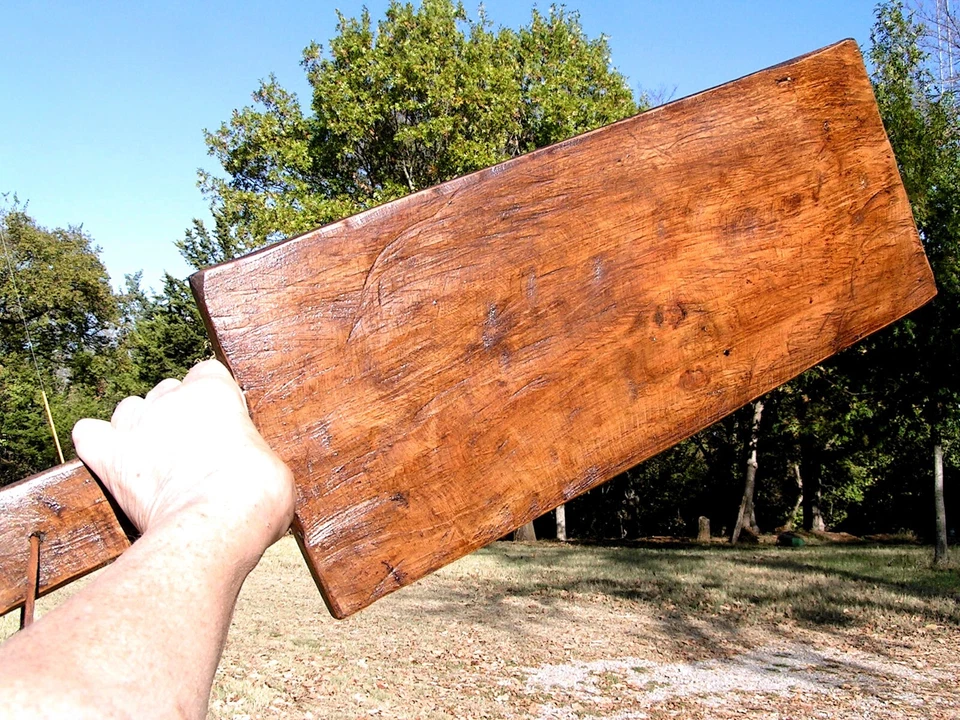 Primitive Wooden Bread paddle board wall hang, 2980 - Image 2 of 4