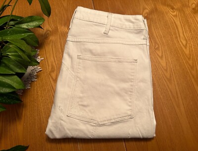 MENS G-STAR RAW 5620 3D SLIM ORIGINALS WHITE RESTORED DENIM JEANS 34 X 32 NWOT