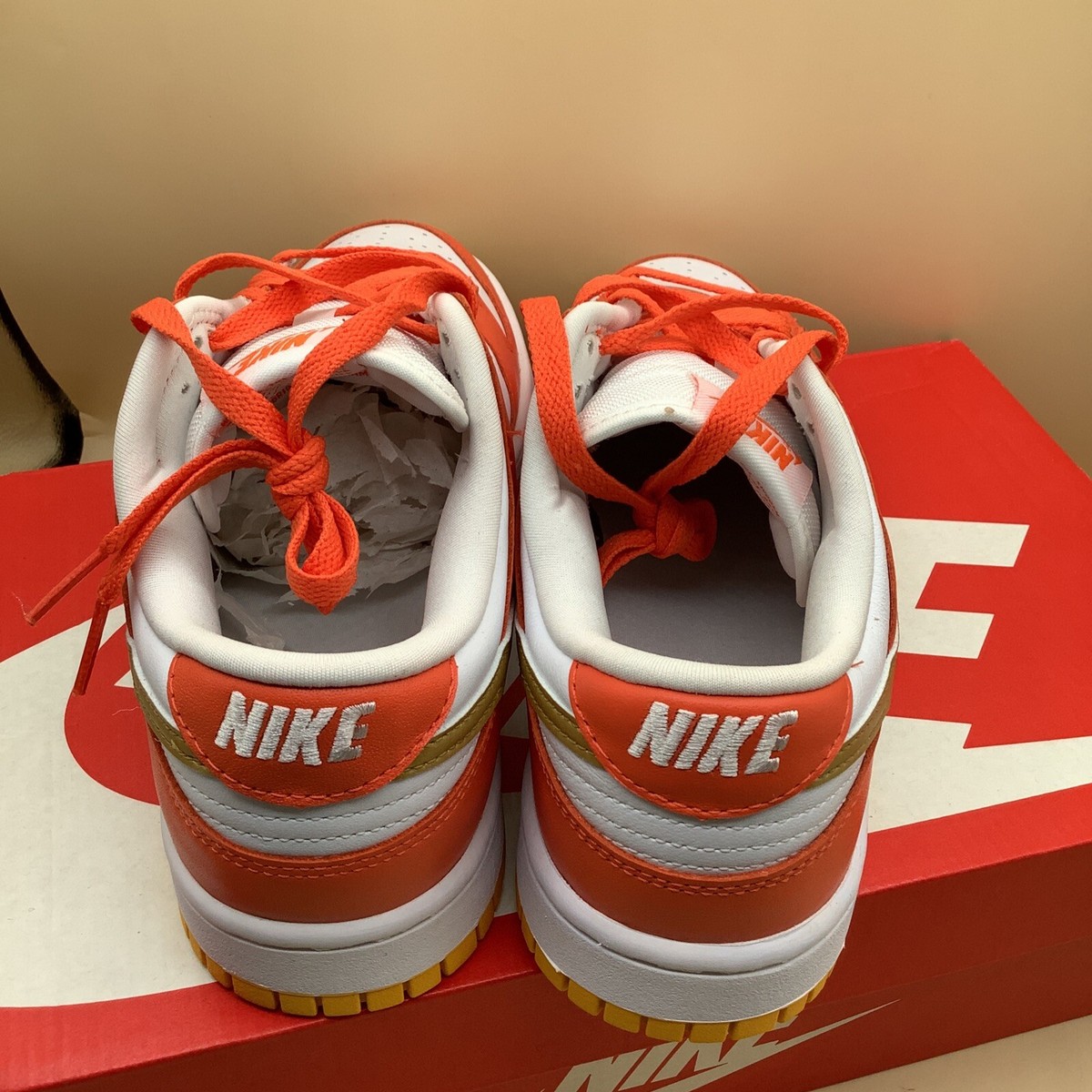 ゆっきー Size 8.5 - Nike Dunk Low Orange University Gold W