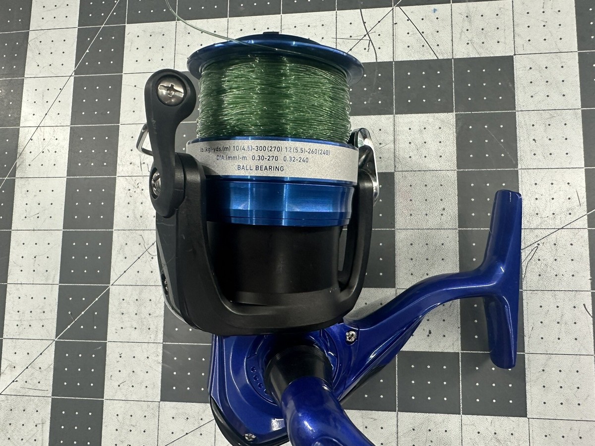 Daiwa Samurai 4000B 4000 B Spinning Fishing Reel Blue | eBay