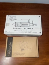 Pampered Chef Easy Accent Decorator New + Decorator Bottle Set 1585 LOT