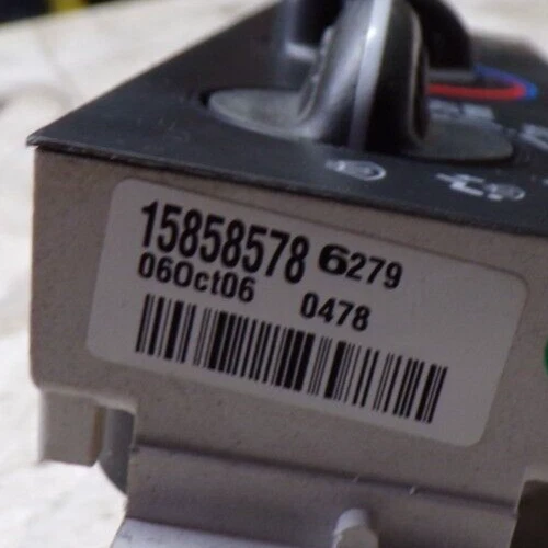 07-07 2001-2007 CHEVY EXPRESS 1500 2500 3500 CALEFACCIÓN AIRE ACONDICIONADO CONTROL DE TEMPERATURA Foto 4 de 4