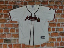 STARTER ATLANTA BRAVES TOMAHAWK Baseball Mbl Maillot USA Blanc Gr :XL comme Neuf