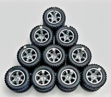 5 Sets Silver Te37 6 Spoke 14mm Rims Real Rider Rubber Tires 164 Hot Wheels 5 Sets Silver Te37 6 Spoke 14mm Rims Real Rider Rubber Tires 164 Hot Wheels