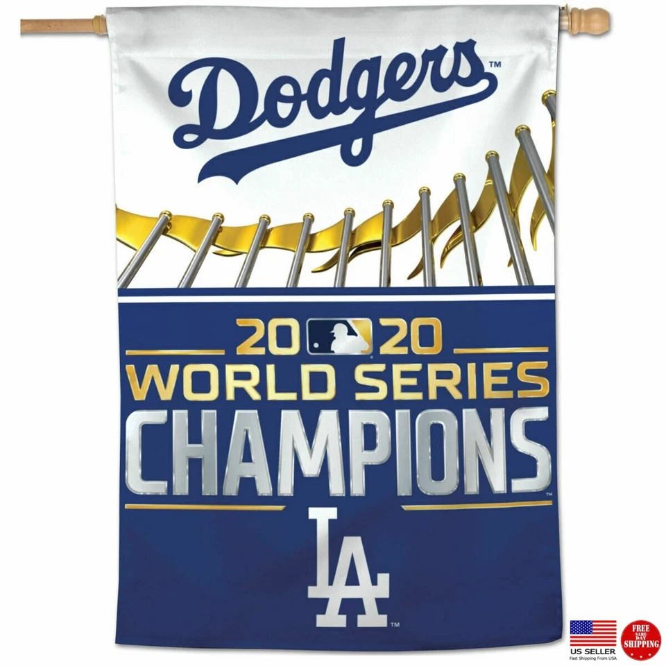 Los Angeles Dodgers 2 Sided Garden Yard Flag 12x18 2020 World Series Champions. - Image 4 of 4