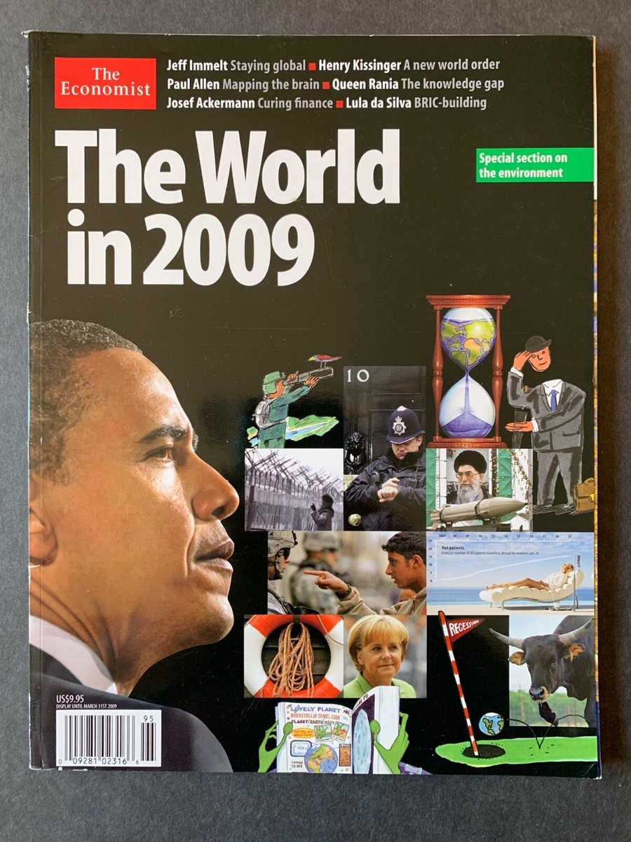 The Economist Magazine The World In 2009 20100's Business