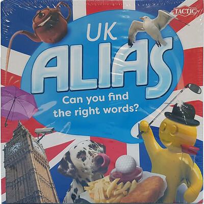 UK Alias Brettspiel Family Party United Kingdom British Tactic Find The Words