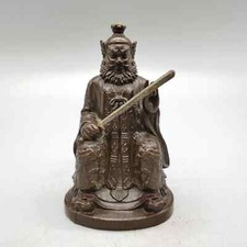 Pure Copper Statue of Tianshi Zhang Taoist Founder Dragon Tiger Mountain Zhang