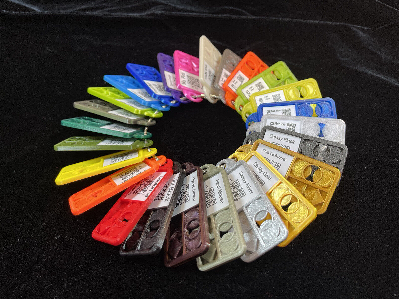 NEW! Prusament Color Swatches Of PLA And PVB - 25 Swatches!