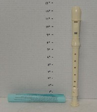 MIE 175W Soprano Recorder White with Case