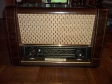 Antik Radio SIEMENS Röhrenradio Vintage Retro MeisterSUPER Vollfunktionsfähig
