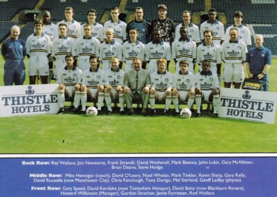 LEEDS UNITED FOOTBALL TEAM PHOTO 1993-94 SEASON UK