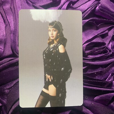Lisa Alterego BLACKPINK KPOP Idol Goddess Photo Card Stage Feather