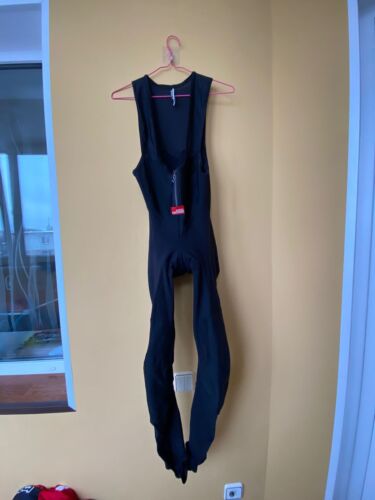 Assos Bib Tights Mens Large Black  Winter Cycling Fleece size L - Picture 1 of 12