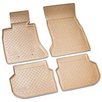 Gummi Fussmatten Passend FüR BMW 5Er F10 F11 Limo Touring | 2010-2013 | Beige