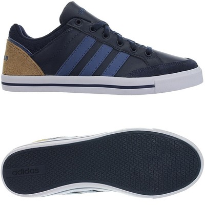 Adidas Cacity blue Men's leather low-top sneakers casual shoes trainers NEW  | eBay