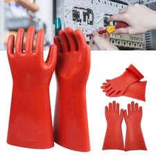 1 Pair Anti-electricity Protect 5/12kv High Voltage Electrical Insulating Gloves