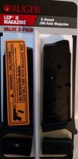 RUGER LCP II 380acp 6 round Magazine 90644 6rd Mag .380 ACP OEM - Value 2 Pack