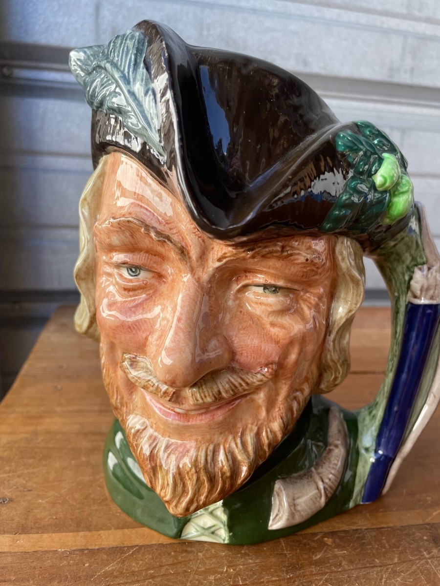 Vintage 1959 Royal Doulton Robin Hood Toby Mug Porcelain