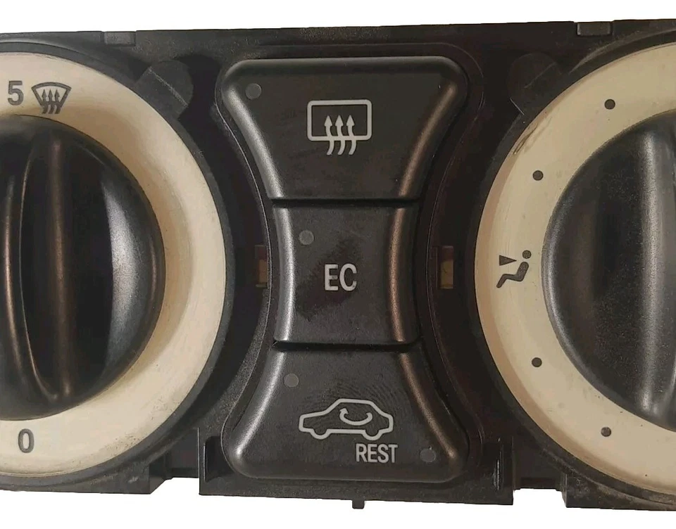 01-04 Interruptor de control de clima de calefacción aire acondicionado Mercedes R170 SLK320 SLK230 FABRICANTE DE EQUIPOS ORIGINALES Foto 3 de 4