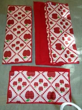 SMART HOME ESSENTIALS FOR LIVING 7PC DISH DRYER PAD 4 KITCHEN TOWELS 2 DISH CLOT