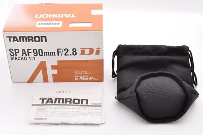 Tamron 272E AF 90mm f2.8 SP Di Macro Lens Mint Lens for Nikon From