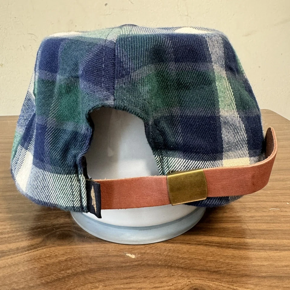 Gorra Benny Gold San Francisco para Hombres Azul a Cuadros AJUSTABLE Correa Bloques de Color Gorra Foto 4 de 4