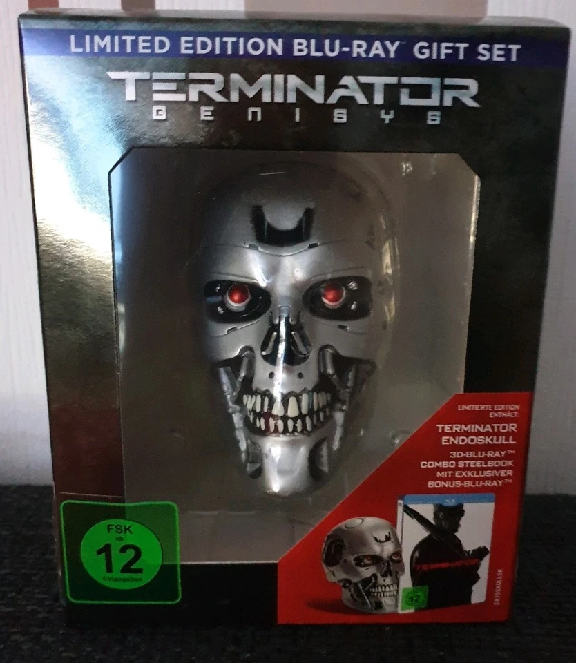 Terminator: Genisys Skull & 3D Steelbook (AmazonDE exklusiv) NEU&OVP OOP & OOS - Bild 3 von 4