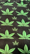 Fleece socks MJ-GRASS-WEED  design sizes 5-14 mens/womens unisex