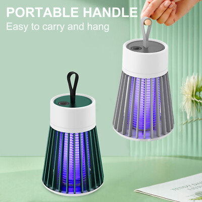 Electric Mosquito Insect Killer LED Light Fly Bug Zapper Trap Pest Control Lamp