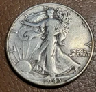 elf Walking Liberty Half Dollar 1943  World War II  W10
