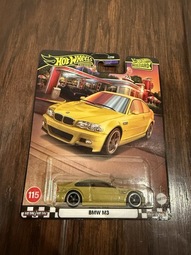 2024 Hot Wheels Premium Boulevard BMW M3 E46 Gold Car Culture Real ...