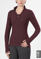 Irideon Chinchillaaah Half Zip Shirt-L-Mulberry